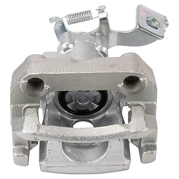 TRQ Rear Brake Pad & Rotor Kit Brake Caliper Brake Pads